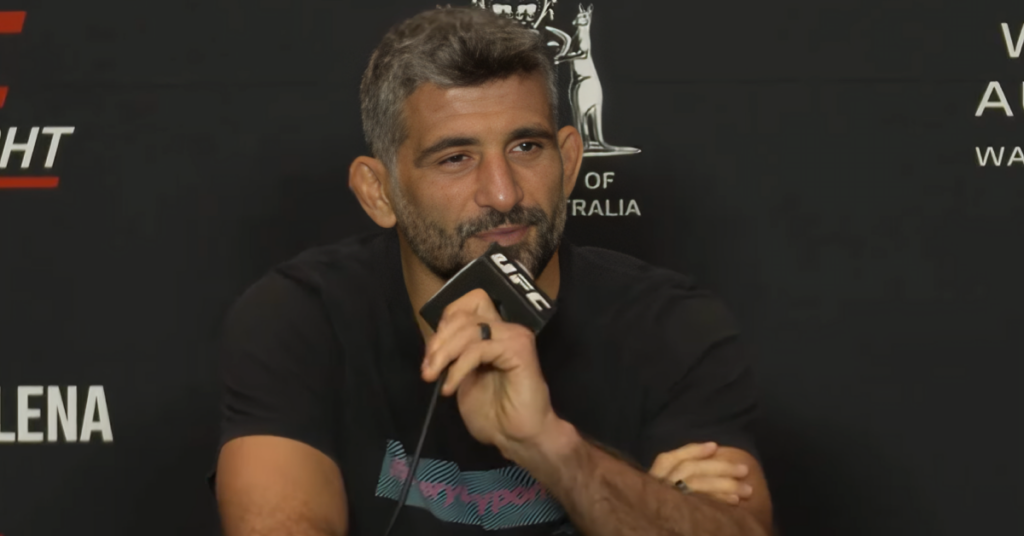 Beneil Dariush Addresses Swollen Eye Ahead of UFC Perth