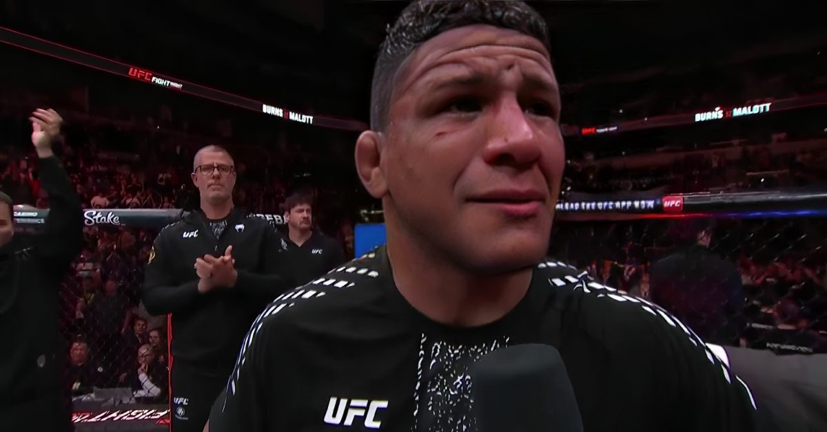 Gilbert Burns Reveals Retirement Decision Was Impromptu After Crushing Loss At UFC Winnipeg: “I Was 1000 Percent Confident”