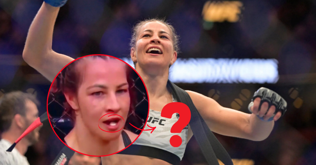 Jasmine Jasudavicius Reveals What Was Really in Her Mouth During UFC Winnipeg Fight