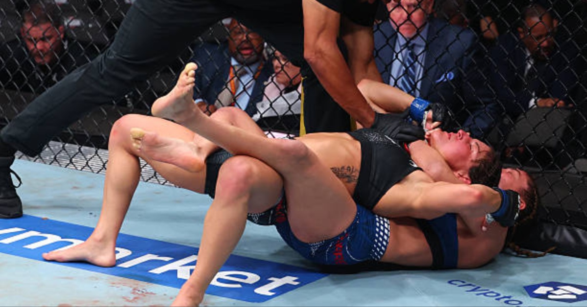 Tatiana Suarez Survives Early Onslaught, Submits Loopy Godinez in Round 2 – UFC 327 Highlights