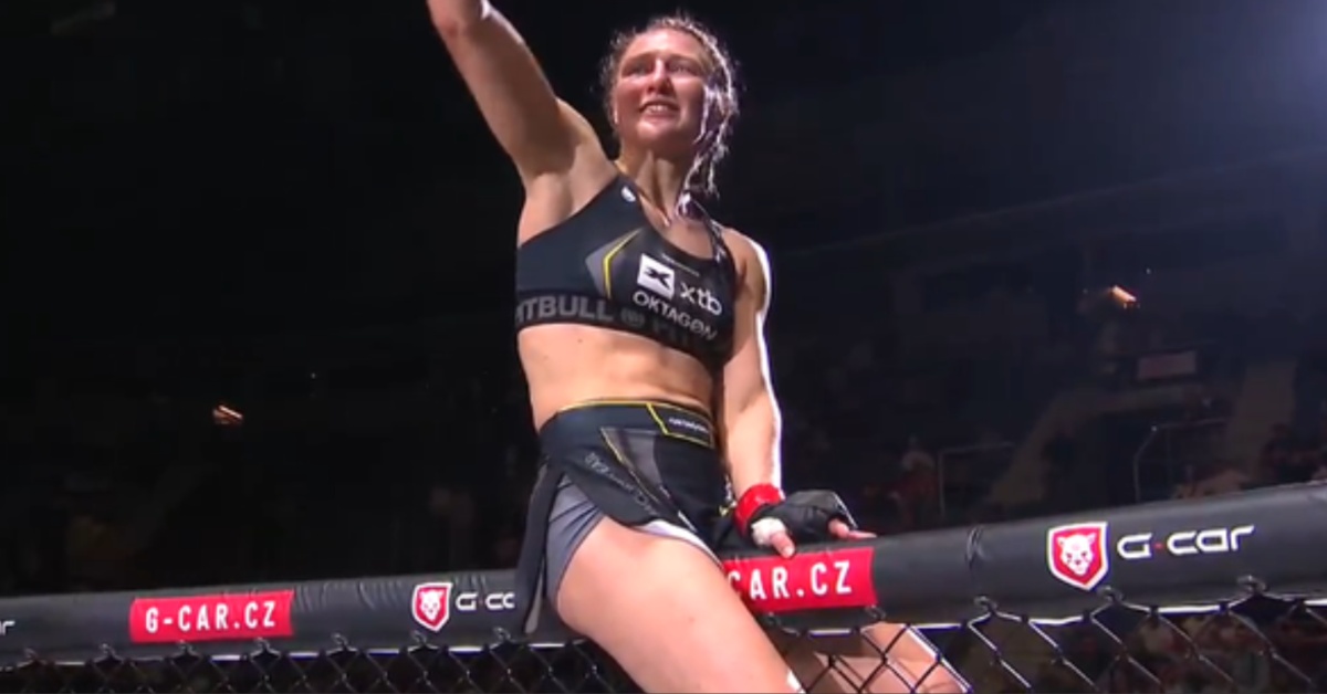 History Made! Lucia Szabová Finishes Leidiane Fernandes to Claim Flyweight Gold - Oktagon 87 Highlights