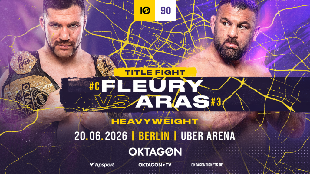 बर्लिन में ओकेटीएजीओएन 90 में विल फ्लेरी ने कासिम अरास के खिलाफ हैवीवेट खिताब का बचाव किया