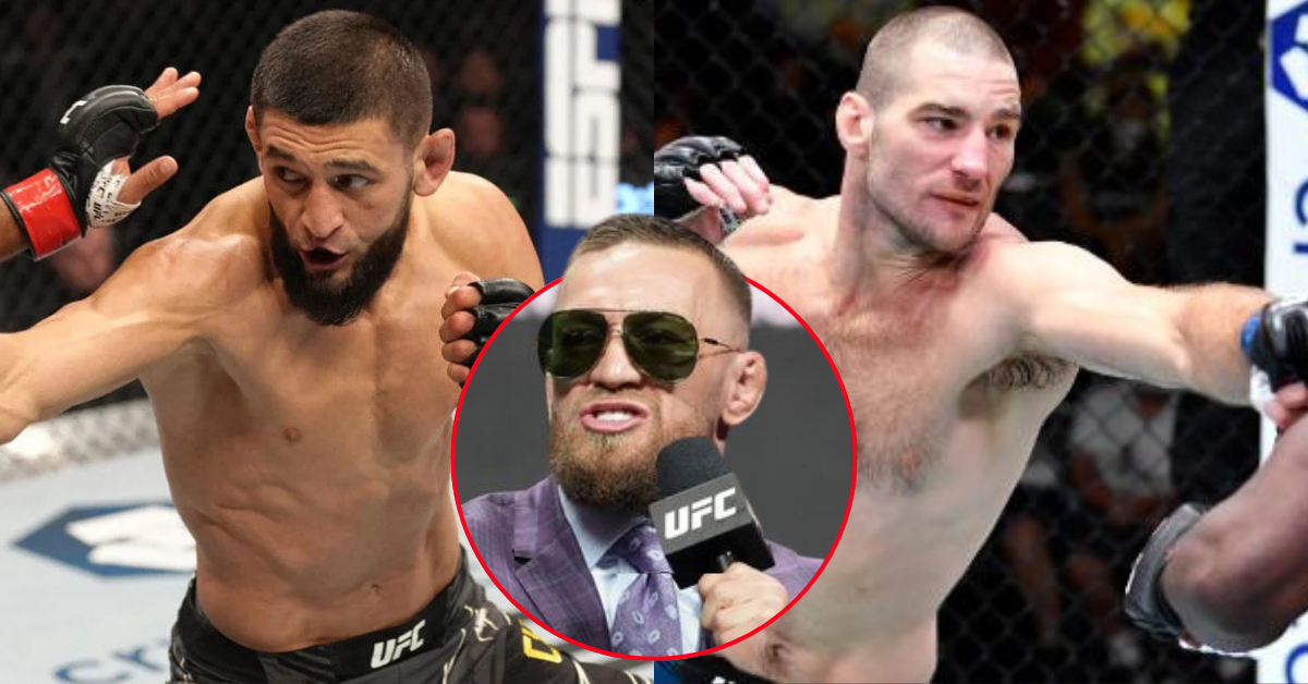 Conor McGregor Claims UFC Middleweight Belt as Khamzat Chimaev vs. Sean Strickland Heats up