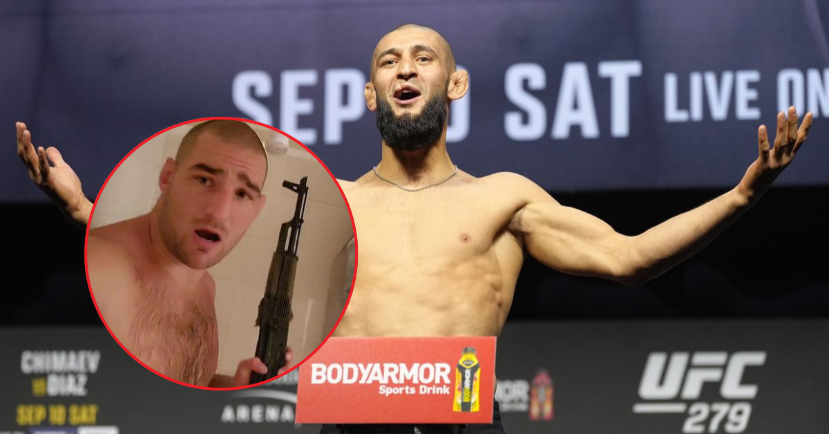I Would Be Happy to Die Khamzat Chimaev's Shocking Challenge to Sean Strickland Before UFC 328