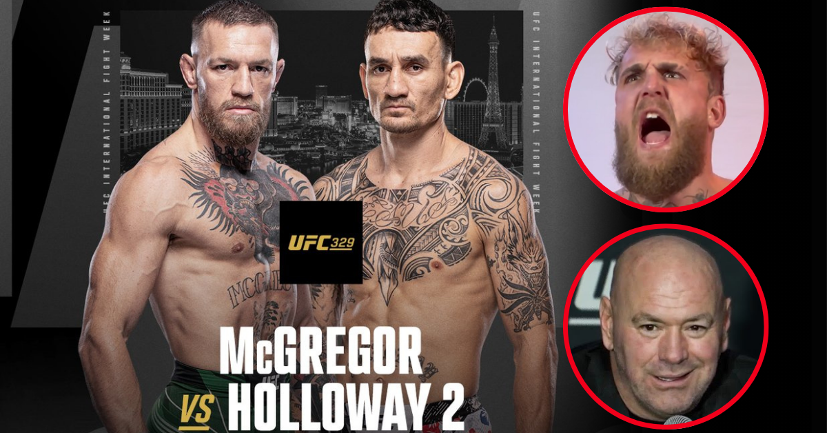 Jake Paul Blasts Dana White Announcing Conor McGregor's UFC 329 Return During Rival MVP MMA Event