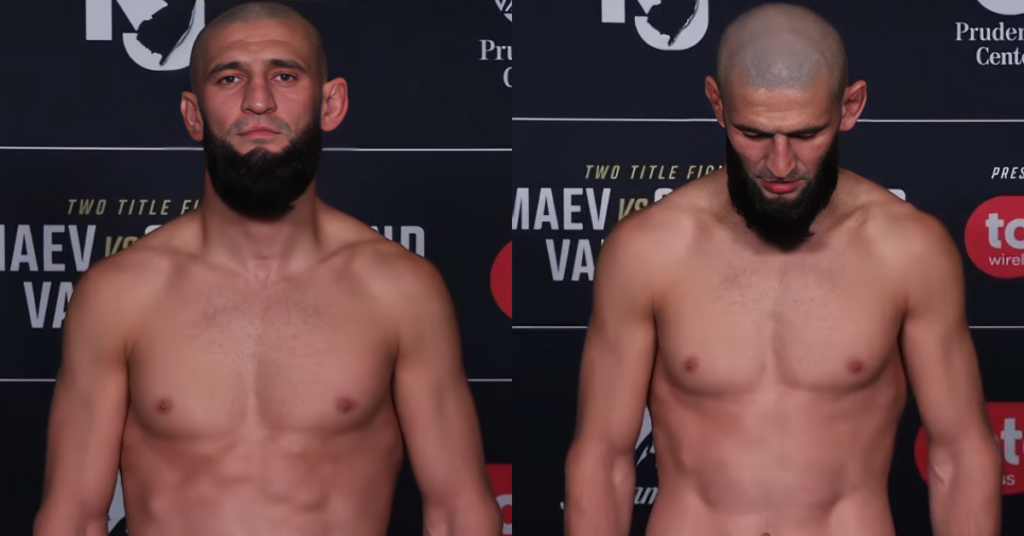 Khamzat Chimaev Looks Completely Worn Down at UFC 328 Weigh-Ins
