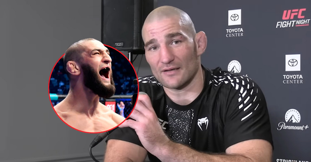 Khamzat Chimaev's Coach Sean Strickland's Trash Talk Would've Landed Someone in Jail