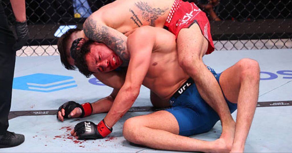 Benardo Sopaj Bloodies Timmy Cuamba Before Locking in Submission Victory - UFC Vegas 117 Highlights