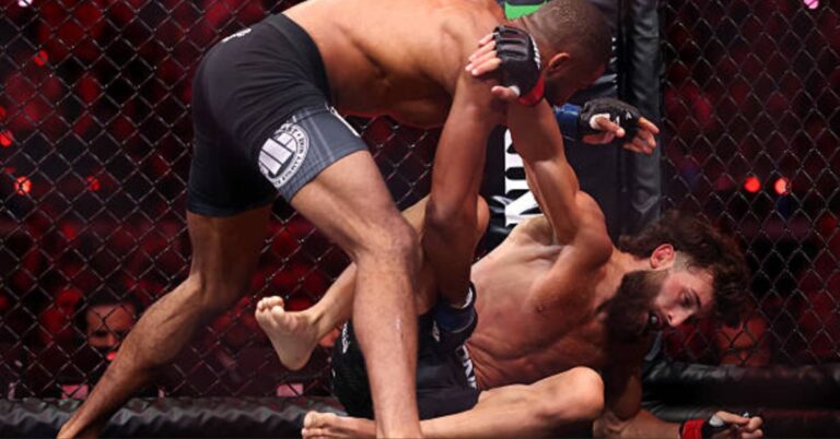 Salahdine Parnasse Blasts Through Kenneth Cross with Brutal Body Shot Knockout - Rousey vs. Carano Highlights