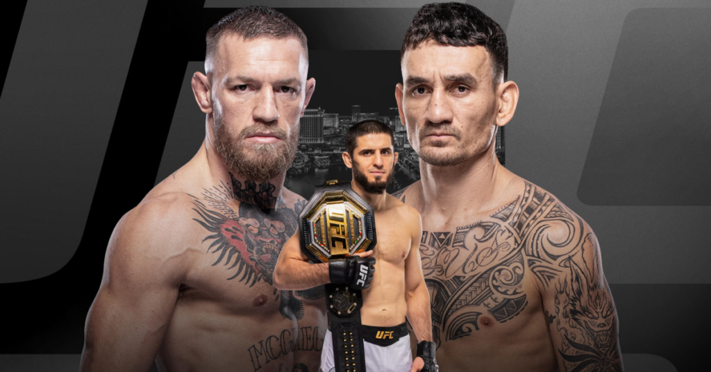 Islam Makhachev, Conor McGregor, Max Holloway