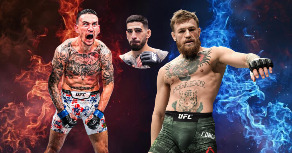 Ilia Topuria, Conor McGregor, Max Holloway