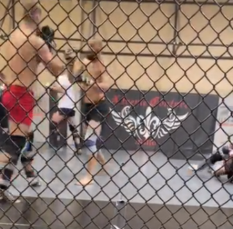 Chimaev Strickland sparring footage