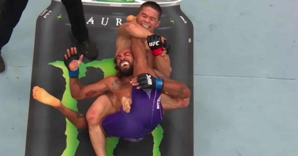 Asu Almabayev Leaves Charles Johnson Helpless With Rare Suloev Stretch Submission At UFC Baku