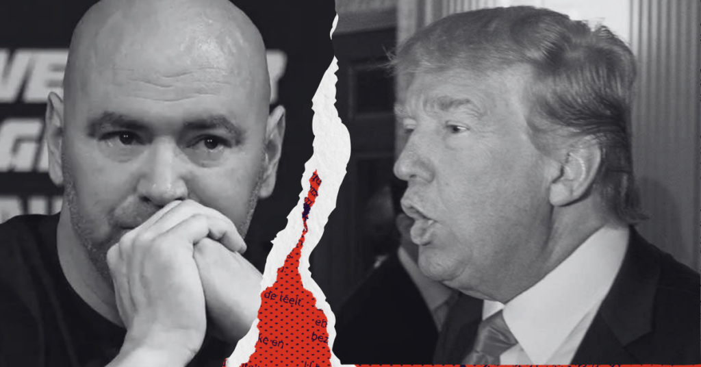 Dana White Has Been Lying About Donald Trump for a Decade