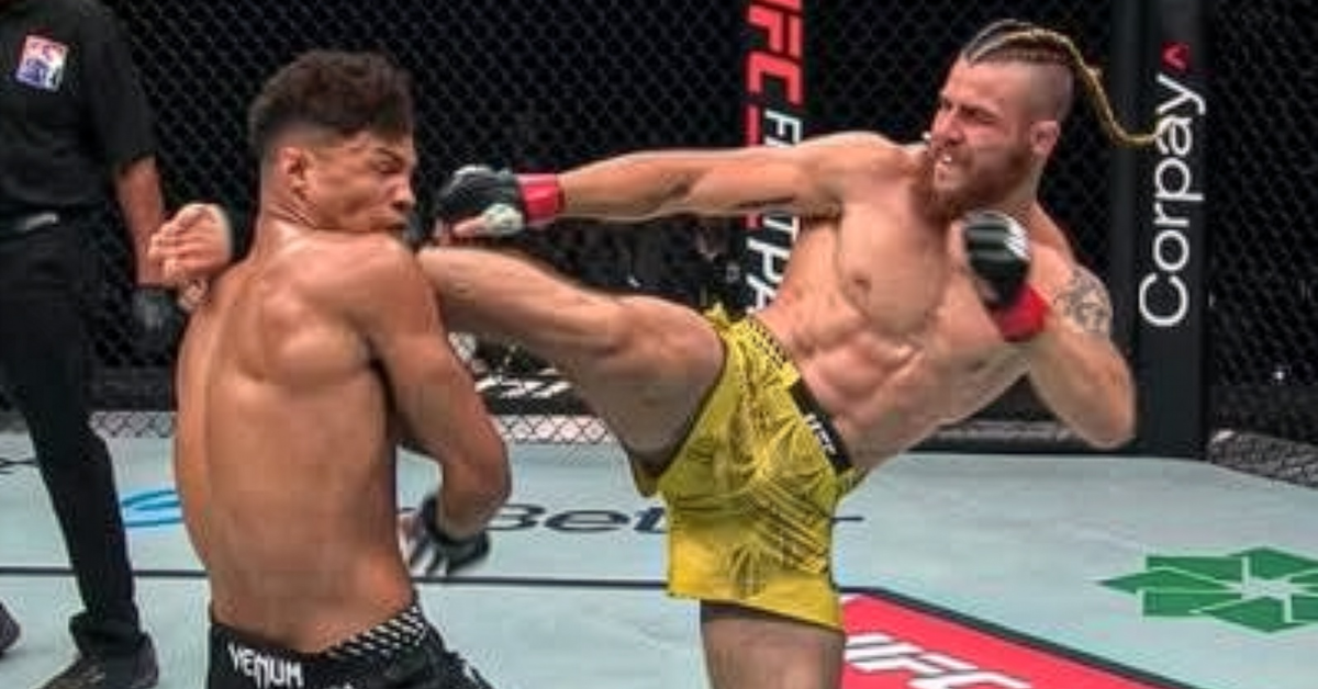 Daniil Donchenko Flattens Opponent With Brutal Head Kick At UFC Baku