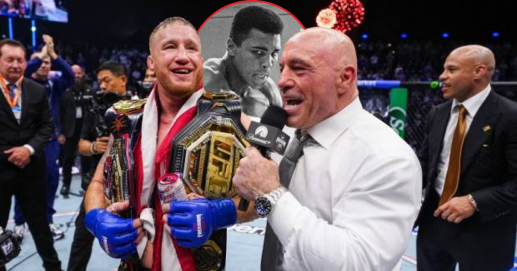 Joe Rogan Believes Justin Gaethje's UFC Freedom 250 Upset Surpassed Muhammad Ali's Rumble in the Jungle