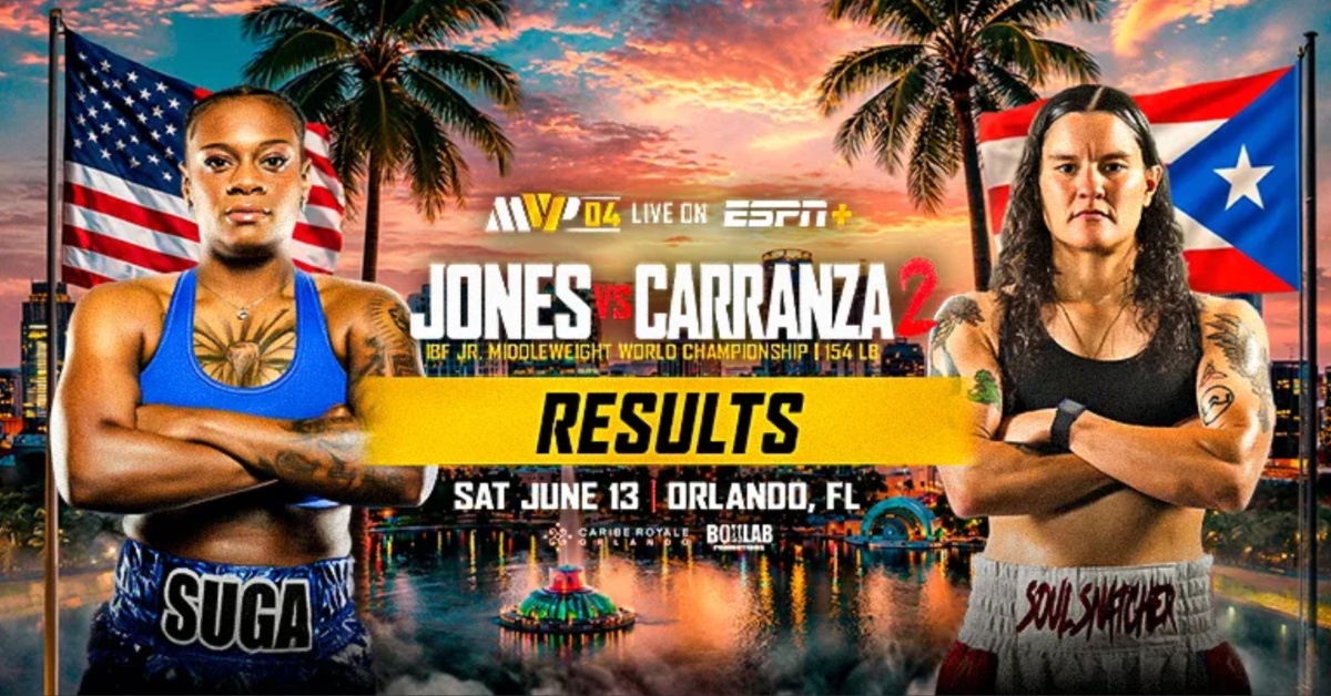 MVP: Jones vs. Carranza 2 - Full Results and Highlights