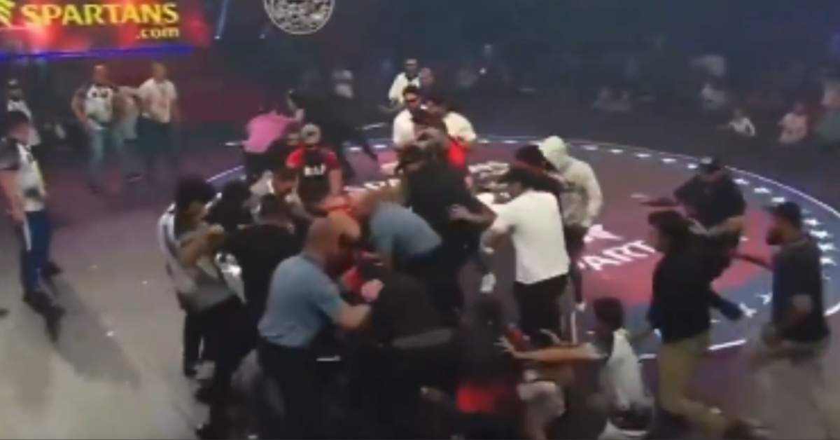 Khamzat Chimaev and Dillon Danis Explode into Wild Brawl After Wrestling Match - RAF 10 Highlights