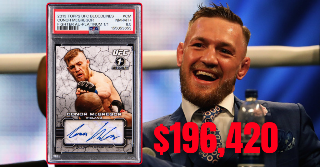 Signed Conor McGregor Rookie Card Becomes Highest-Selling UFC Card Ever