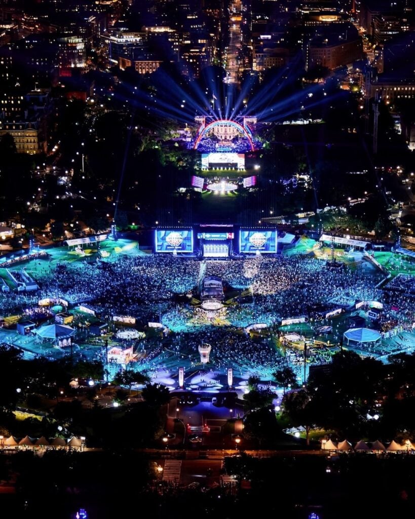 UFC Freedom 250 Sky View