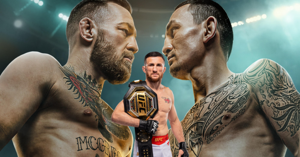 Conor McGregor, Max Holloway, Merab Dvalishvili