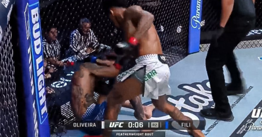Vinicius Oliveira Dismantles Andre Fili in Featherweight Debut with Stunning Round 2 TKO - UFC Vegas 119 Highlights.