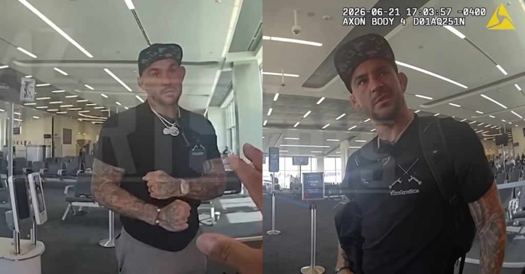 Watch: Dustin Poirier Airport Arrest Footage Reveals Heated Confrontation