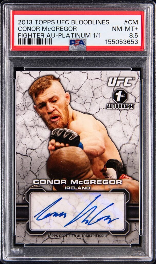 conor mcgregor rookie card