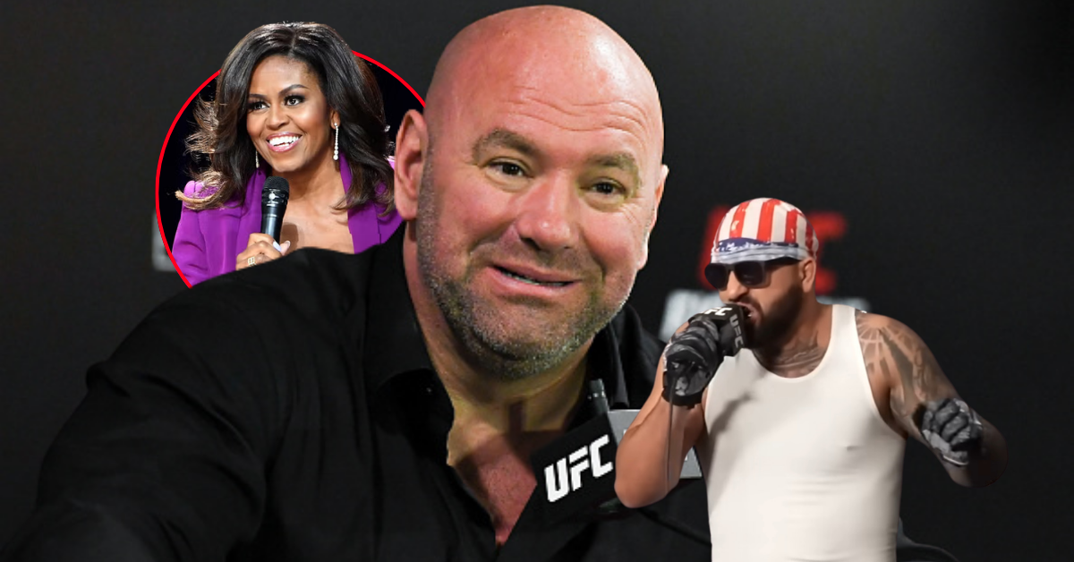 Dana White Blasts "Moron" Josh Hokit Over Michelle Obama Comment