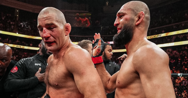 "Fake Beef:" Sean Strickland and Khamzat Chimaev Restart Feud, But Fans Say: "We Ain't Falling for It Again"