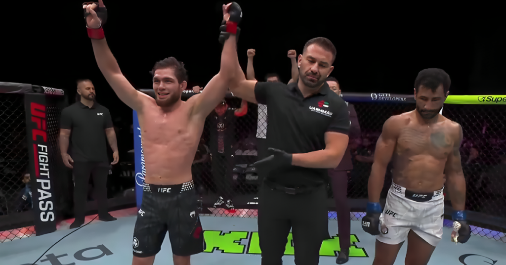 UFC Abu Dhabi: Nurullo Aliev Keeps Undefeated Record Intact As He Dominates Mike Davis