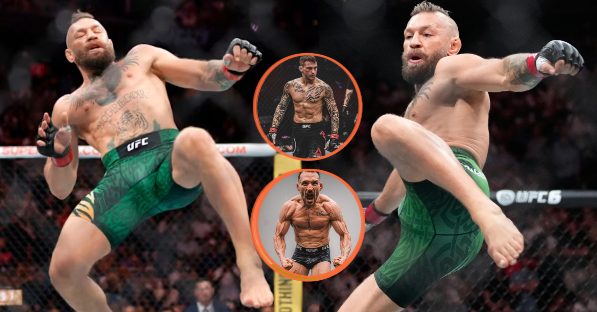 Dustin Poirier, Michael Chandler, Conor McGregor