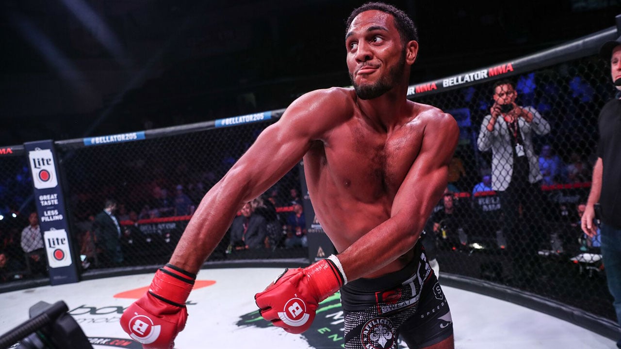 aj-mckee-celebrates-win-over-John-Macapa-at-Bellator-205