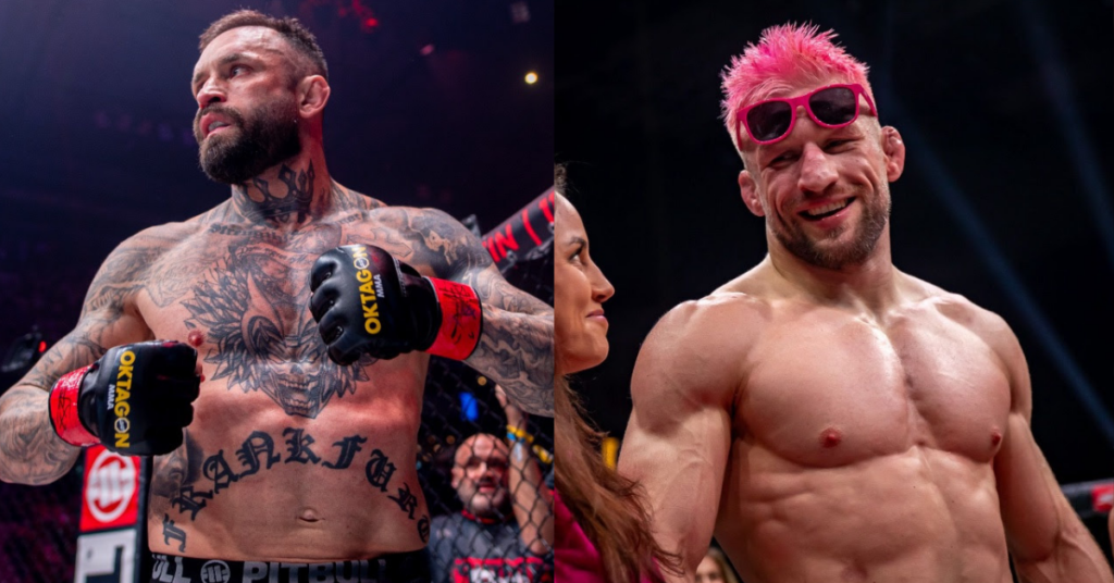Christian Eckerlin clashes with David Komza in front of 60,000 fans at OKTAGON 94
