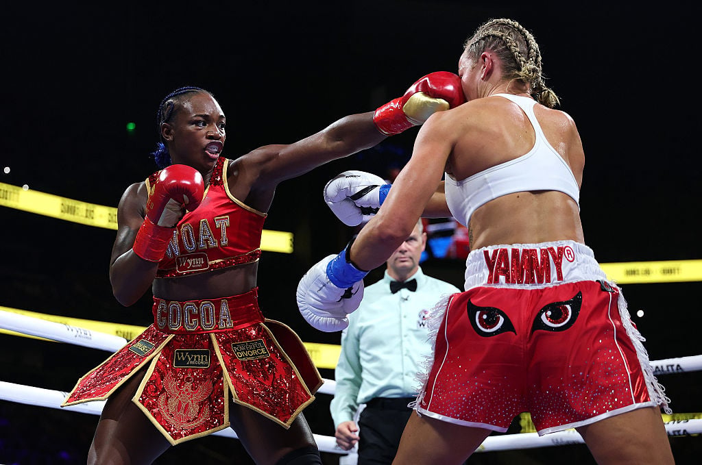 Watch: Claressa Shields Stops Kaye Scott To Regain Multiple Titles