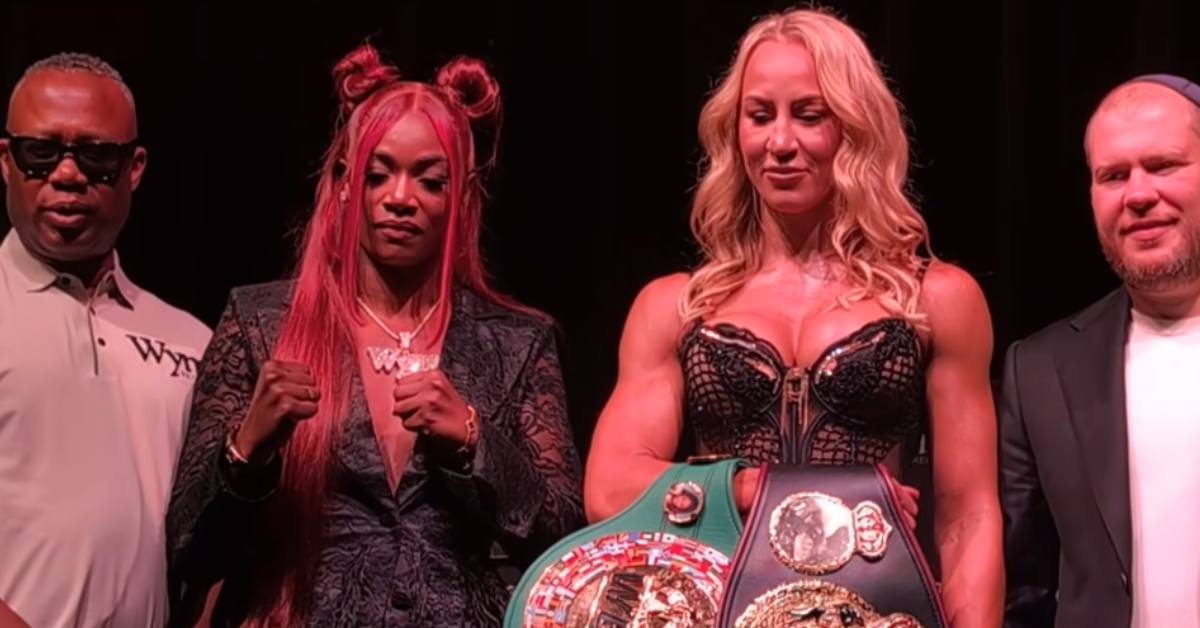 Claressa Shields: Our muscles the same, her titties bigger.