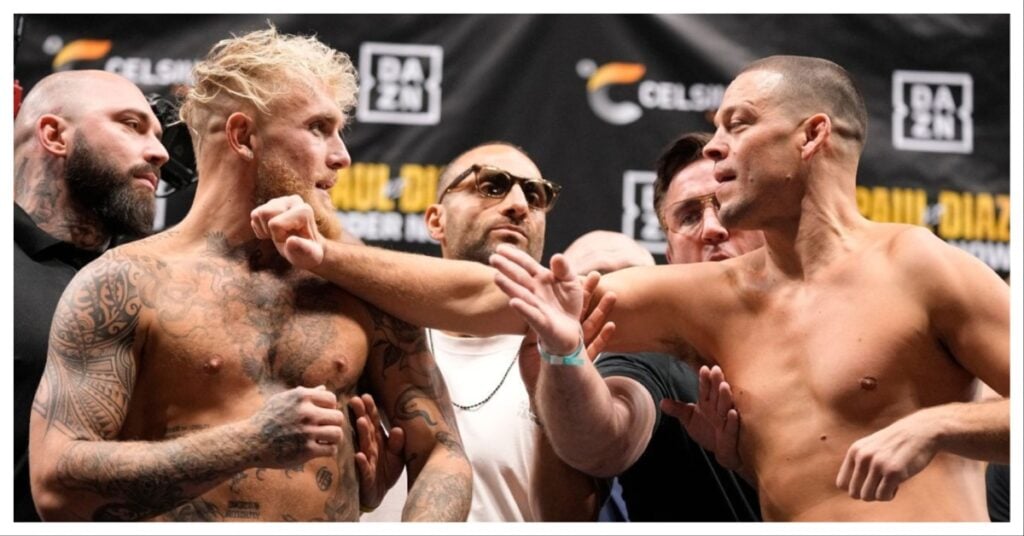 Jake Paul and Nate Diaz