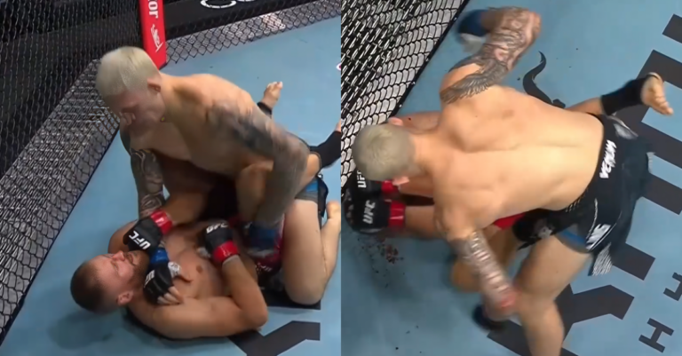 Navajo Stirling Leaves Jan Blachowicz Bloodied After Brutal TKO In UFC Belgrade Co-Main Event