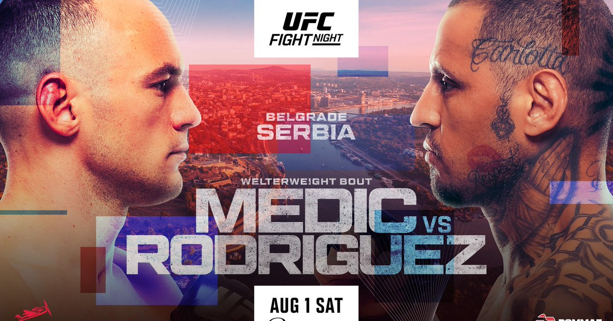 UFC Belgrade: Medic vs Rodriguez – Full Results And Highlights