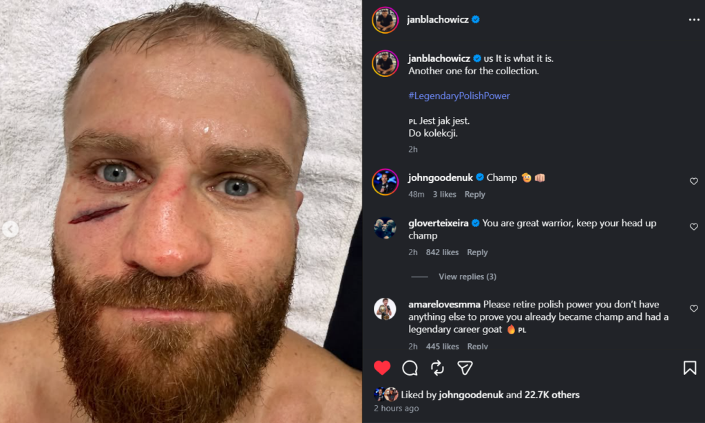 Jan Blachowicz Glover Teixeira
