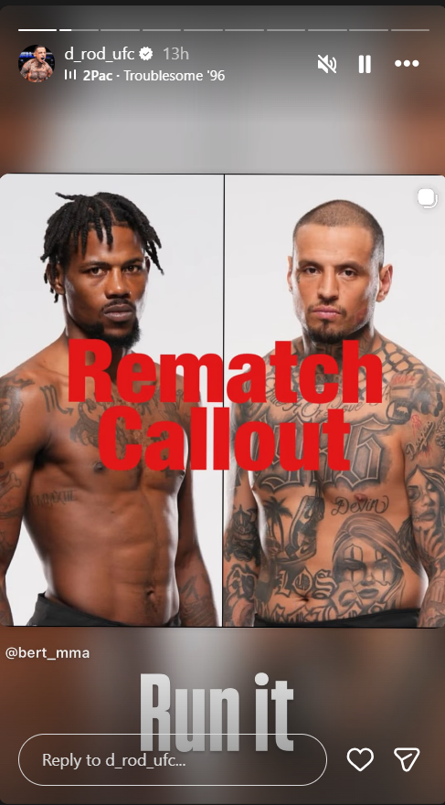 Daniel Rodriguez Kevin Holland rematch